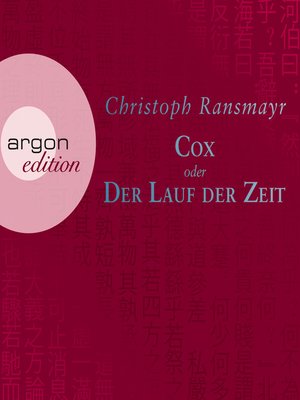 cover image of Cox oder Der Lauf der Zeit